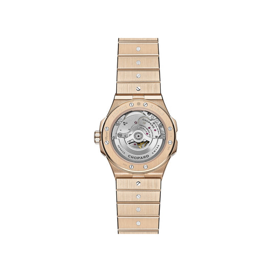 Chopard Alpine Eagle watch in 18k ethical rose gold with diamonds and sapphires, view 2