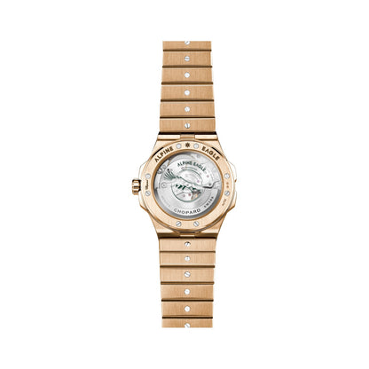 Chopard Alpine Eagle watch in 18k ethical rose gold, view 2