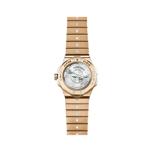 Chopard Alpine Eagle watch in 18k ethical rose gold, view 2