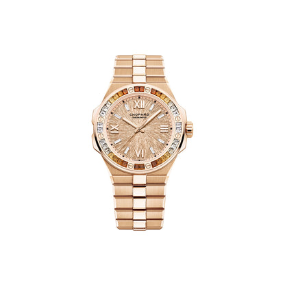 Chopard Alpine Eagle watch in 18k ethical rose gold with sapphires