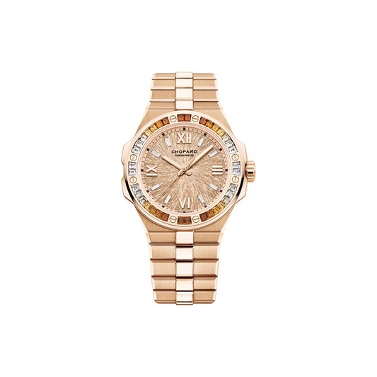 Chopard Alpine Eagle watch in 18k ethical rose gold with sapphires