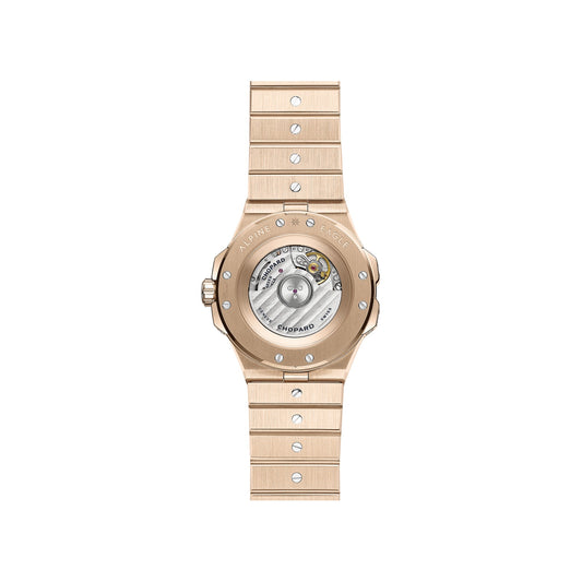 Chopard Alpine Eagle watch in 18k ethical rose gold with diamonds, sapphires and tsavorites, view 2