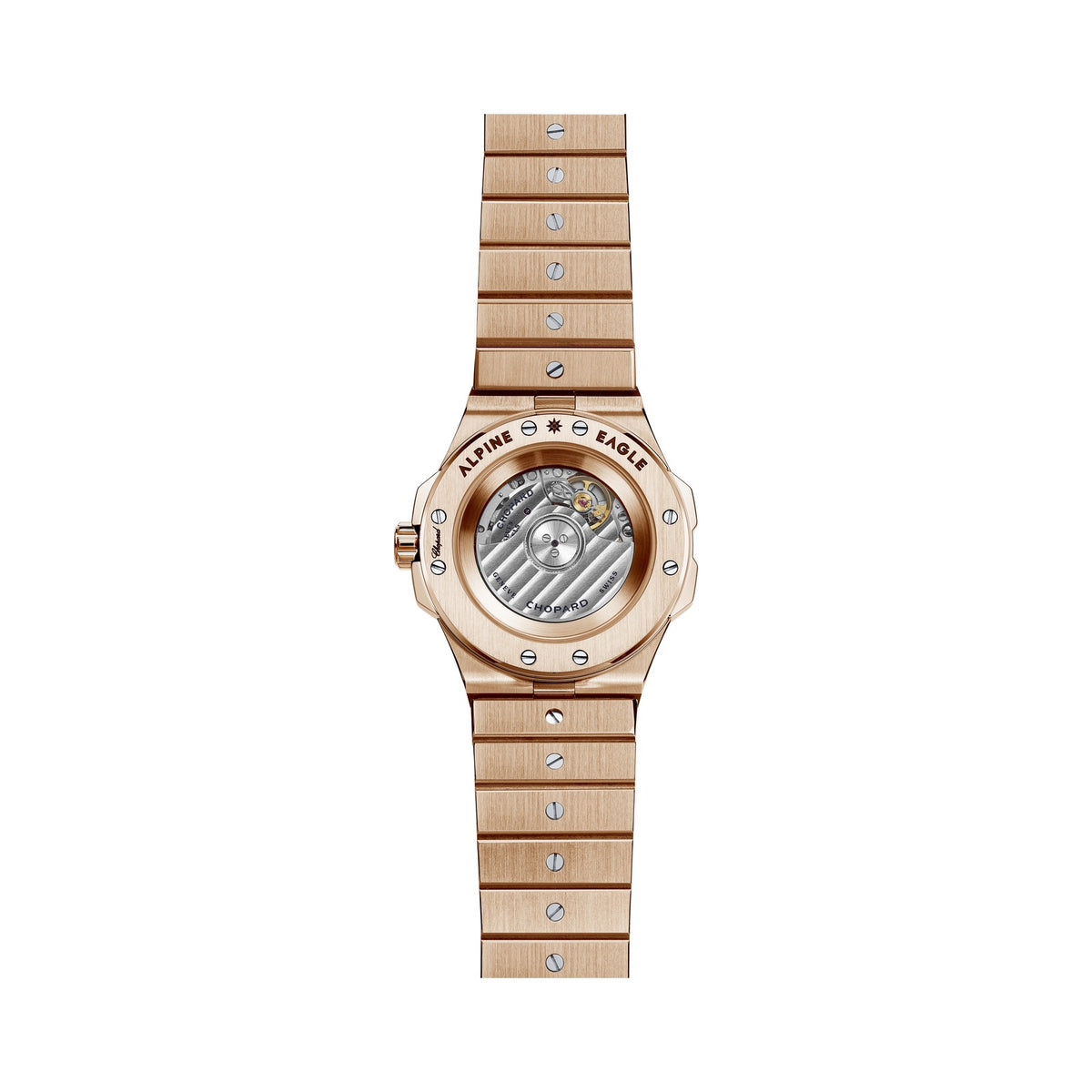 Chopard Alpine Eagle watch in 18k ethical rose gold, view 2