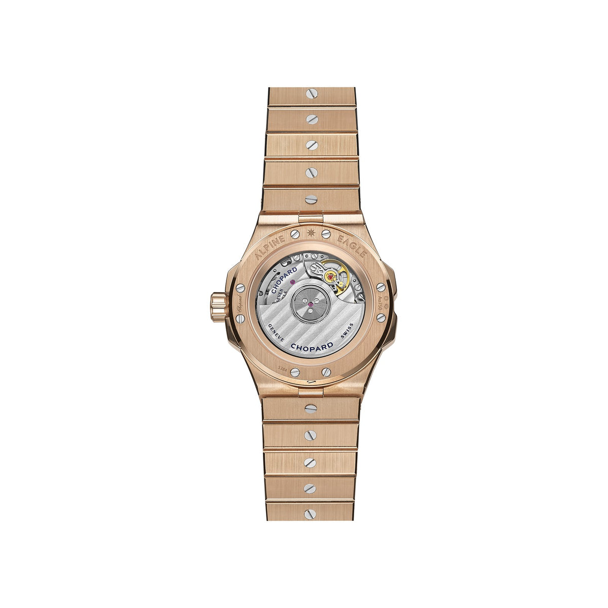 Chopard Alpine Eagle watch in 18k ethical rose gold with diamonds, view 2
