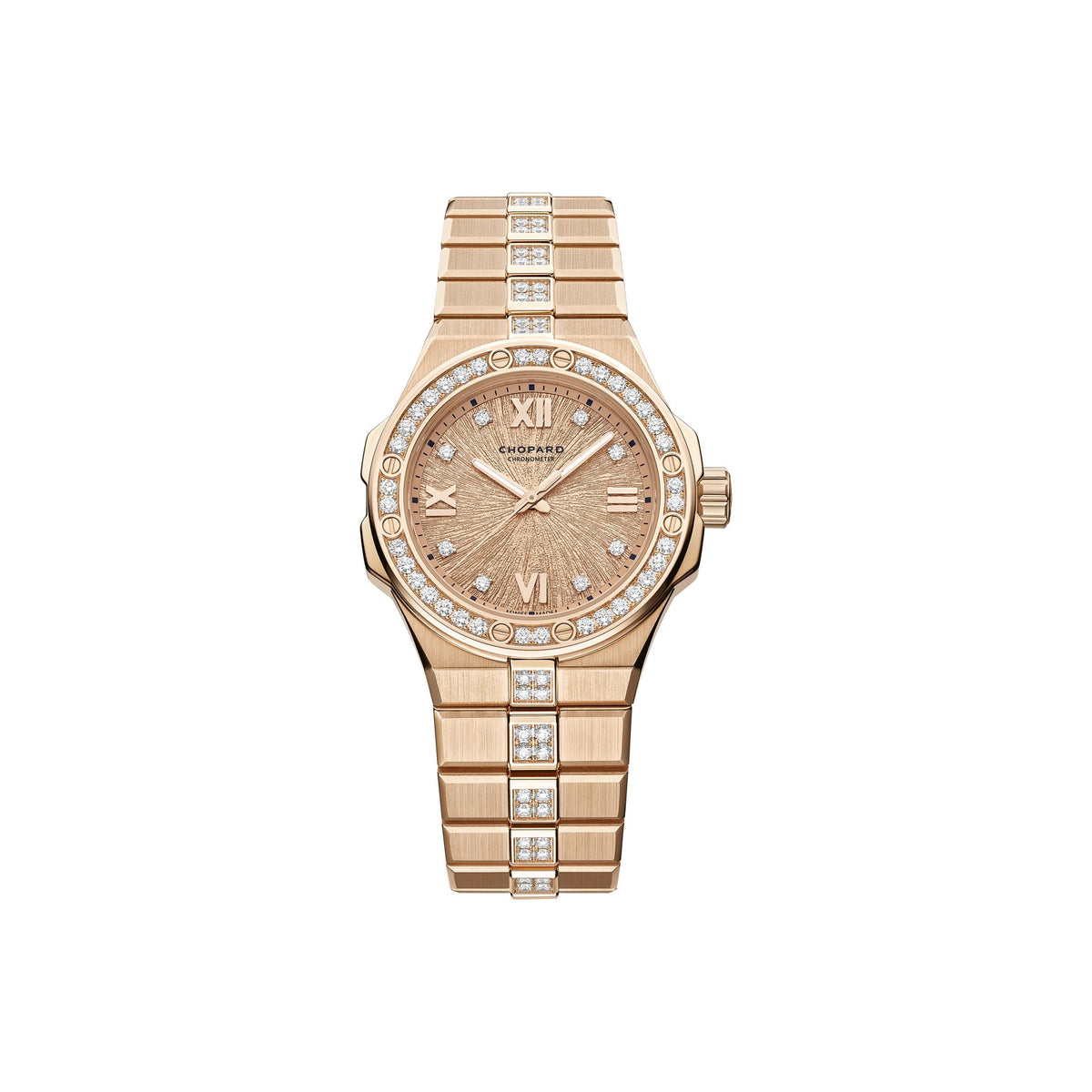 Chopard Alpine Eagle watch in 18k ethical rose gold with diamonds