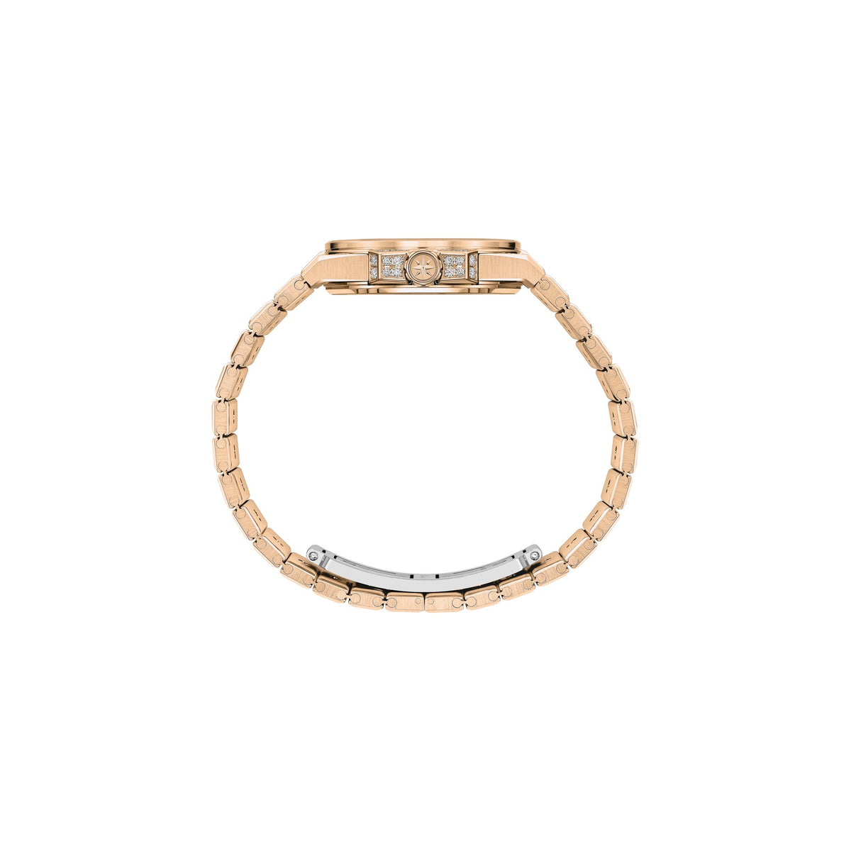 Chopard Alpine Eagle watch in 18k ethical rose gold with diamonds and sapphires, view 3