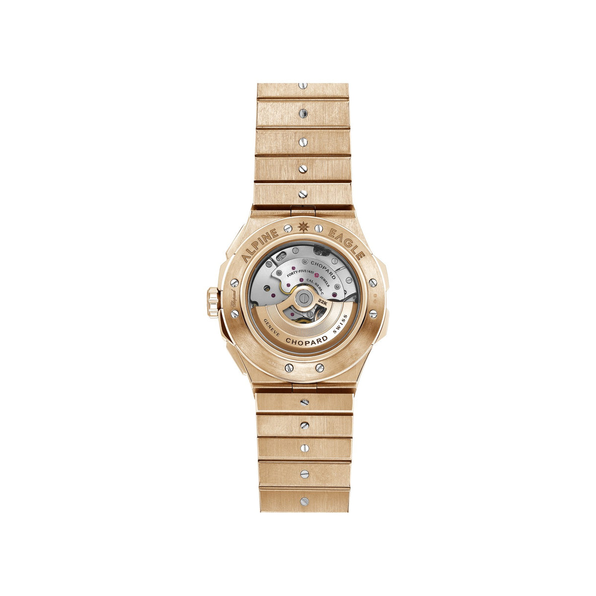 Chopard Alpine Eagle watch in 18k ethical rose gold, view 2