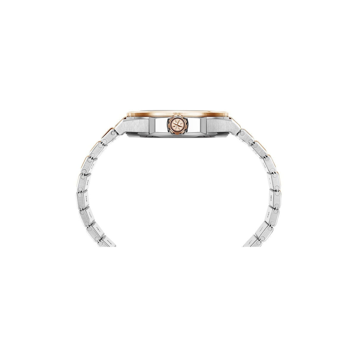 Chopard Alpine Eagle watch in 18k ethical rose gold and stainless steel, view 3