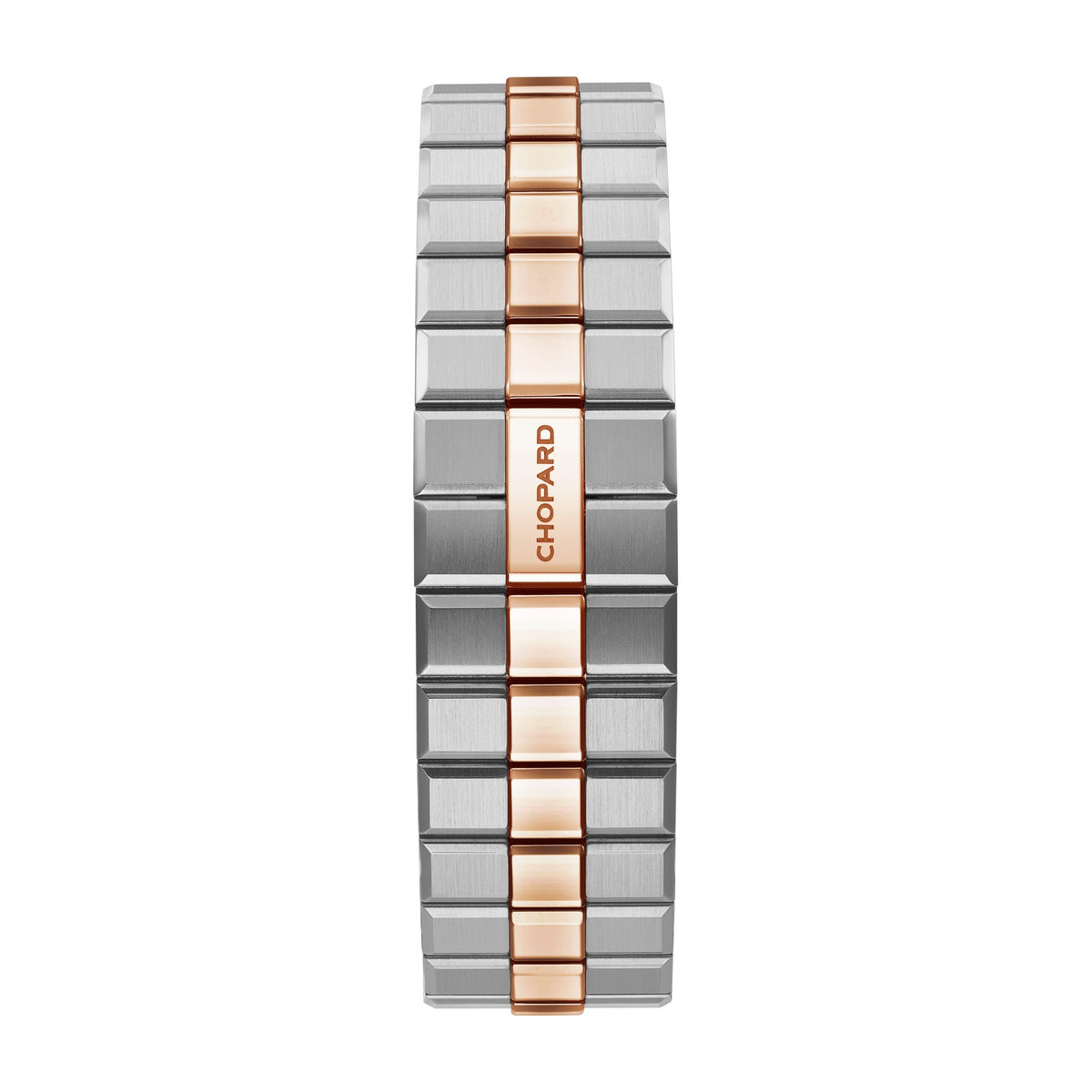 Chopard Alpine Eagle watch in 18k ethical rose gold and stainless steel, view 4