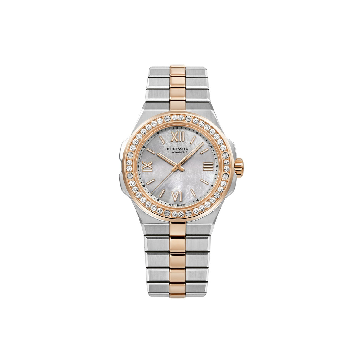 Chopard Alpine Eagle watch in 18k ethical rose gold and stainless steel