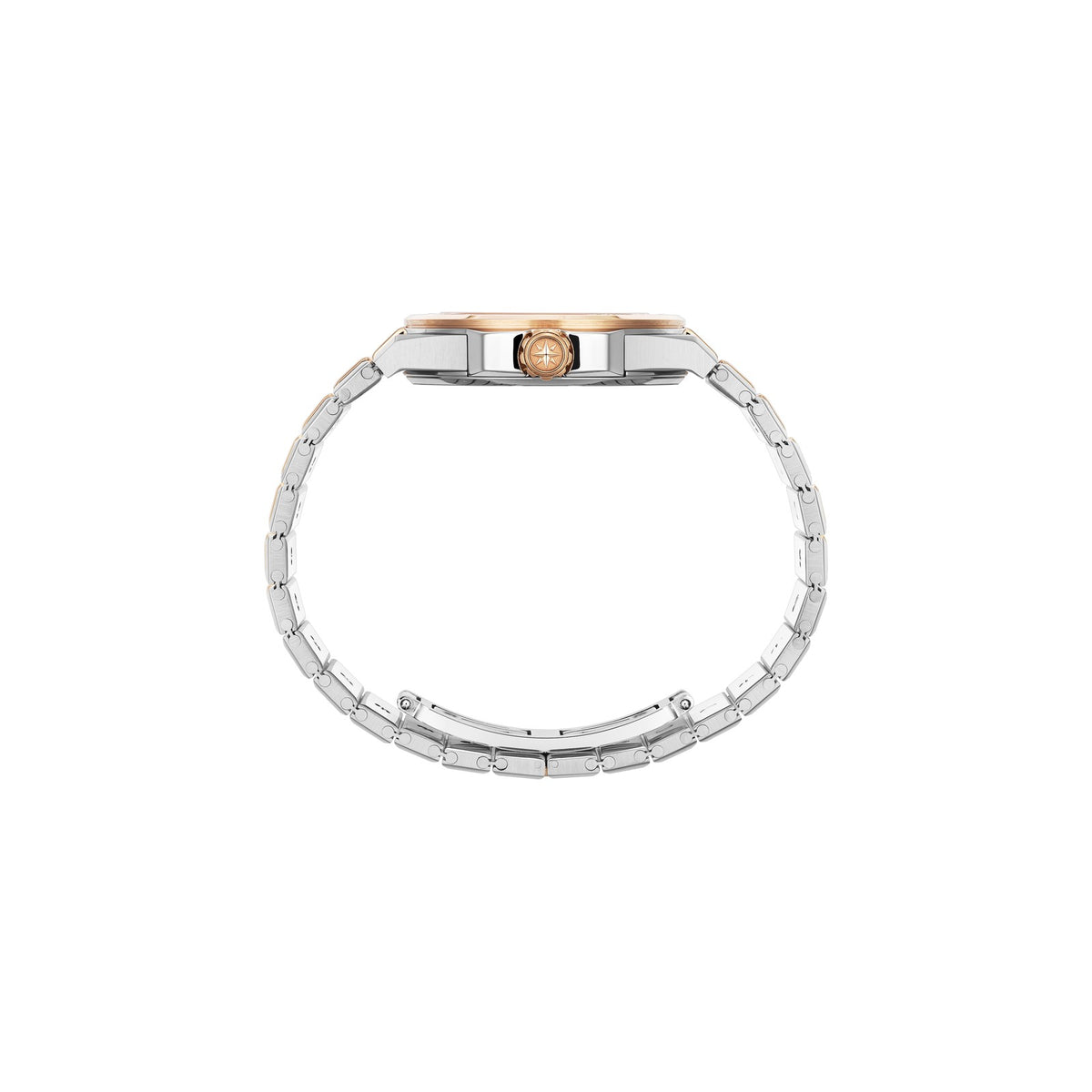 Chopard Alpine Eagle watch in 18k ethical rose gold and stainless steel, view 3