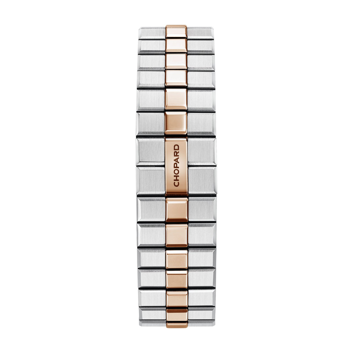 Chopard Alpine Eagle watch in 18k ethical rose gold and stainless steel, view 4