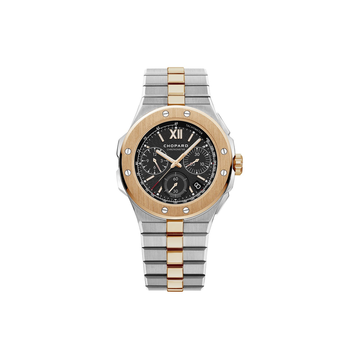 Chopard Alpine Eagle watch in 18k ethical rose gold and stainless steel