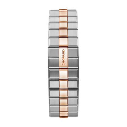 Chopard Alpine Eagle watch in 18k ethical rose gold and stainless steel, view 4