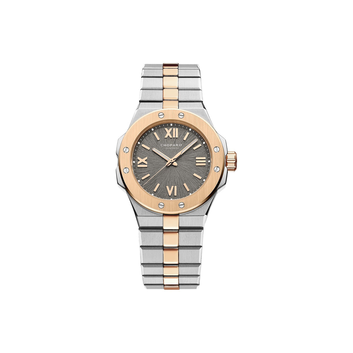 Chopard Alpine Eagle watch in 18k ethical rose gold and stainless steel