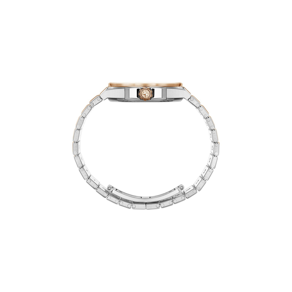 Chopard Alpine Eagle watch in 18k ethical rose gold and stainless steel, view 3