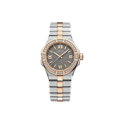 Chopard Alpine Eagle watch in 18k ethical rose gold and stainless steel with diamonds