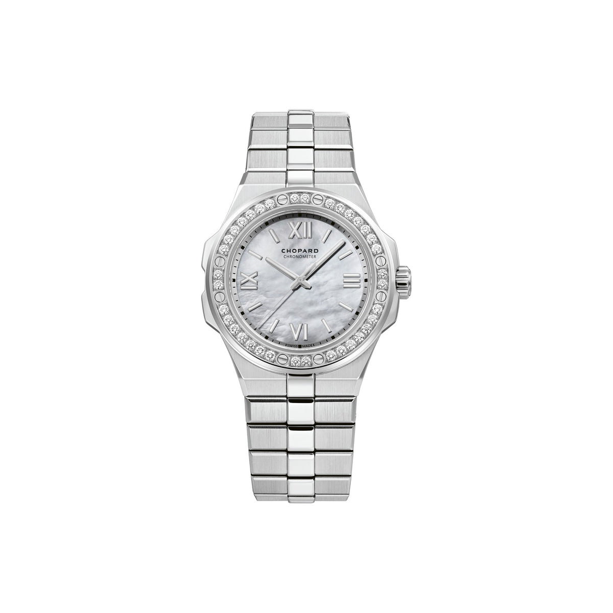 Chopard Alpine Eagle watch in stainless steel with diamonds
