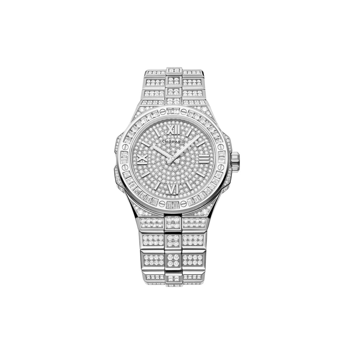 Chopard Alpine Eagle watch in 18k ethical white gold with diamonds