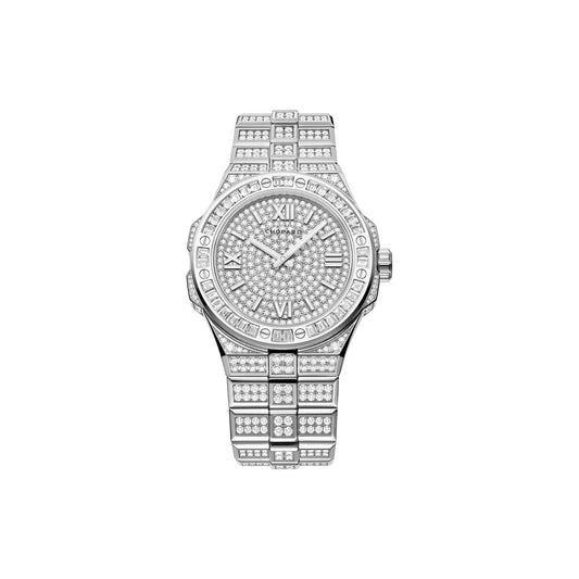 Chopard Alpine Eagle watch in 18k ethical white gold with diamonds