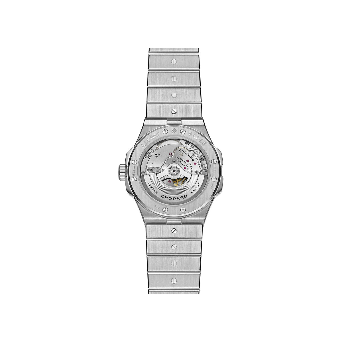 Chopard Alpine Eagle watch in 18k ethical white gold with diamonds, view 2