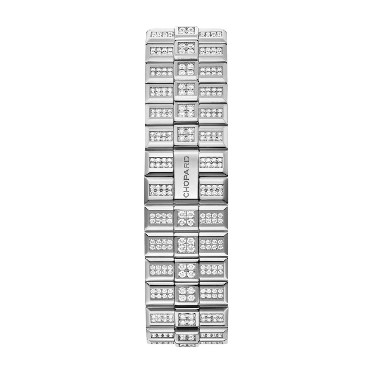 Chopard Alpine Eagle watch in 18k ethical white gold with diamonds and sapphires, view 4