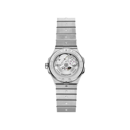 Chopard Alpine Eagle watch in 18k ethical white gold with sapphires and tsavorites, view 2