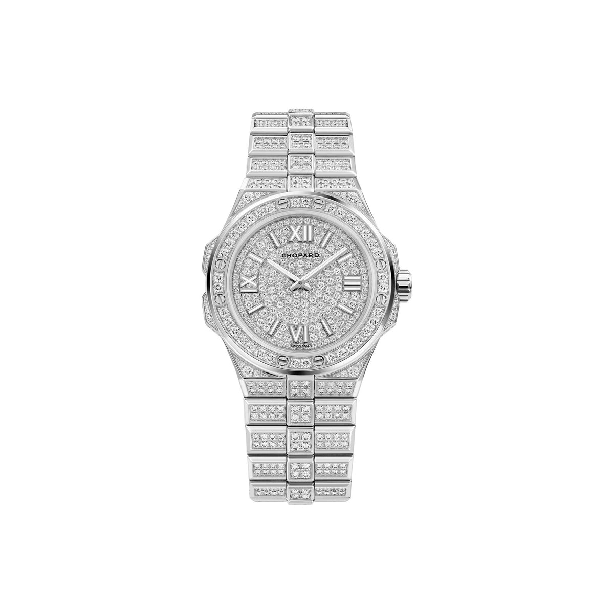 Chopard Alpine Eagle watch in 18k ethical white gold with diamonds