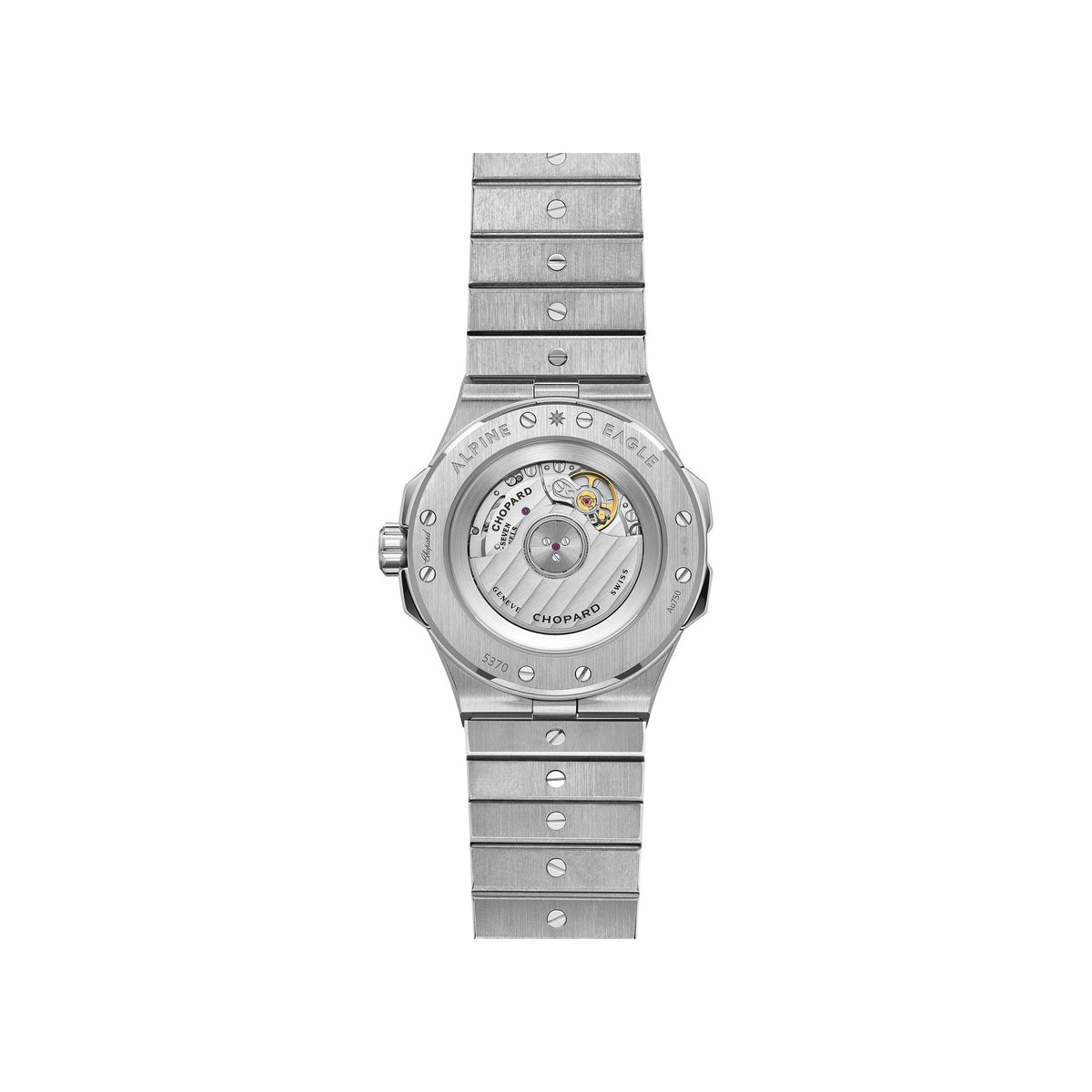 Chopard Alpine Eagle watch in 18k ethical white gold with diamonds, view 2