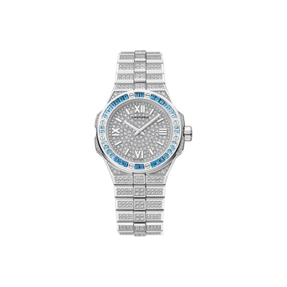 Chopard Alpine Eagle watch in 18k ethical white gold with diamonds