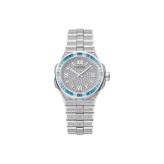Chopard Alpine Eagle watch in 18k ethical white gold with diamonds