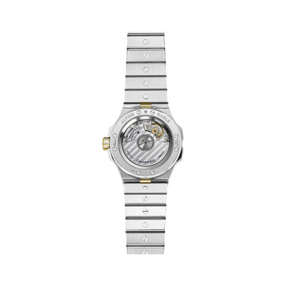 Chopard Alpine Eagle watch in 18k ethical yellow gold and stainless steel with diamonds, view 2