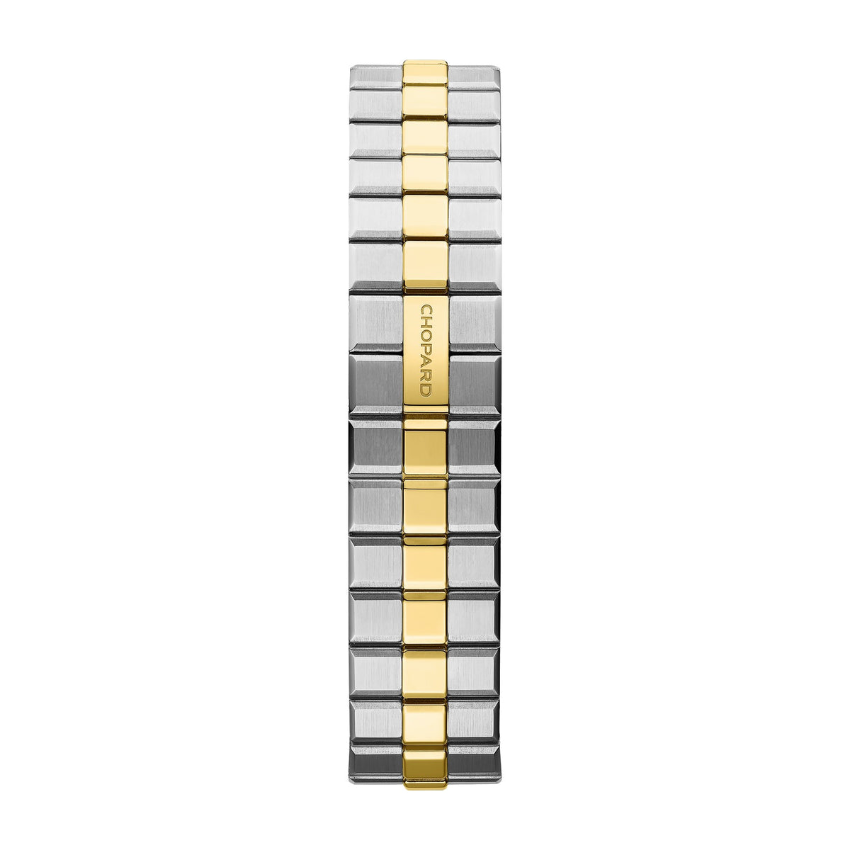 Chopard Alpine Eagle watch in 18k ethical yellow gold and stainless steel with diamonds, view 4