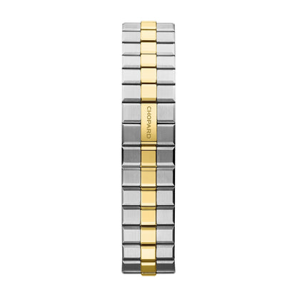 Chopard Alpine Eagle watch in 18k ethical yellow gold and stainless steel with diamonds, view 4