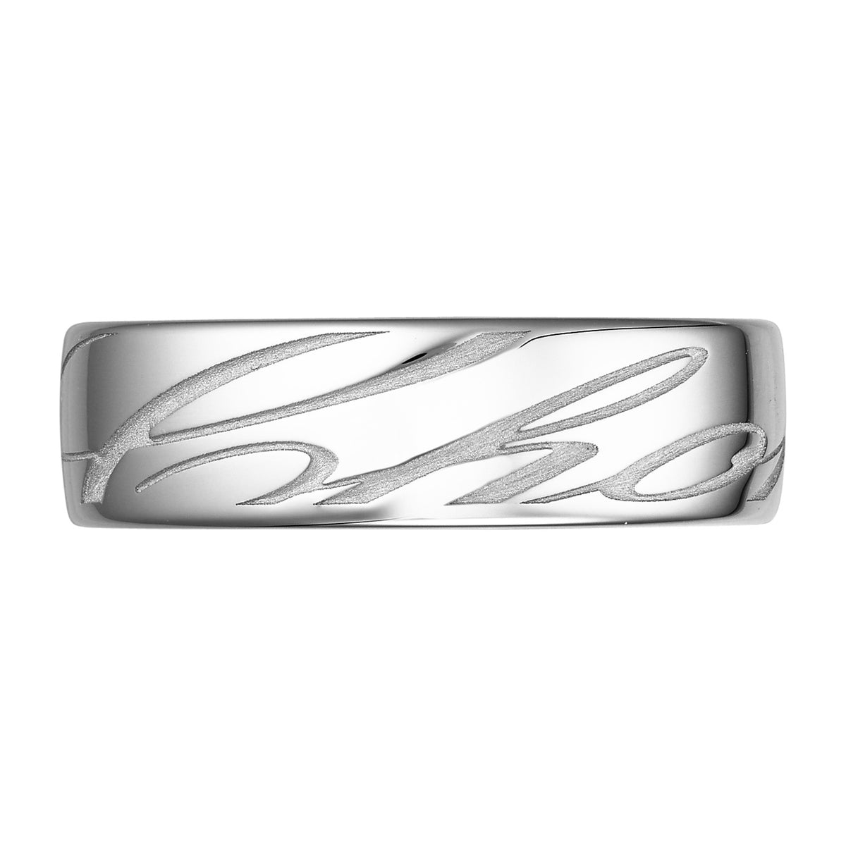 Chopard Chopardissimo ring in 18k ethical white gold, view 2