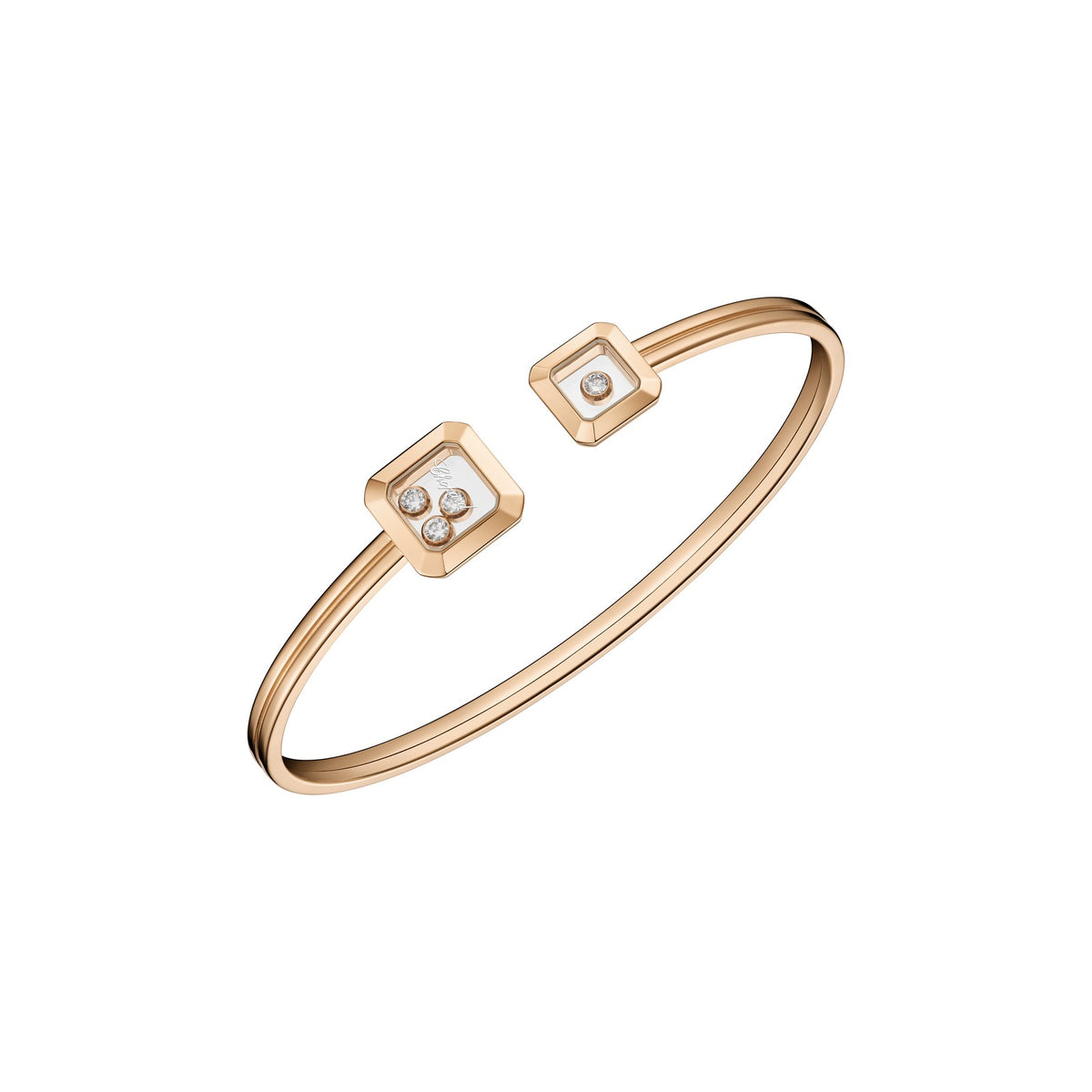 Chopard Happy Diamonds bangle in 18k ethical rose gold
