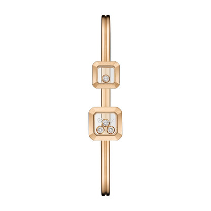 Chopard Happy Diamonds bangle in 18k ethical rose gold view 2