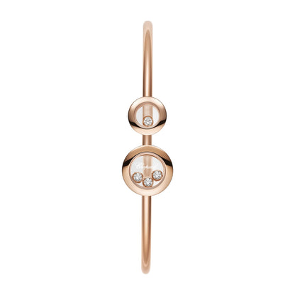 Chopard Happy Diamonds bangle in 18k ethical rose gold view 2