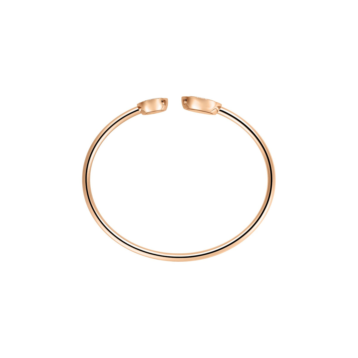 Chopard Happy Diamonds bangle in 18k ethical rose gold view 3