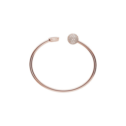 Chopard Happy Diamonds bangle in 18k ethical rose gold with diamonds view 3