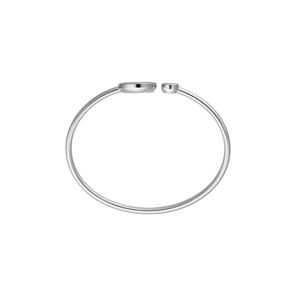 Chopard Happy Diamonds bangle in 18k ethical white gold with diamonds view 3