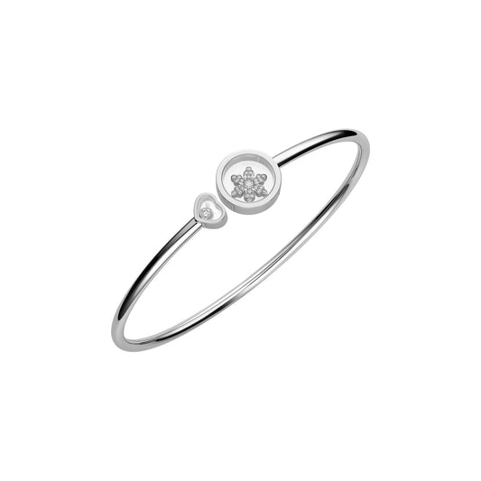 Chopard Happy Diamonds bangle in 18k ethical white gold
