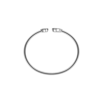 Chopard Happy Diamonds bangle in 18k ethical white gold with diamonds view 3