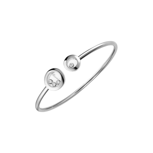 Chopard Happy Diamonds bangle in 18k ethical white gold
