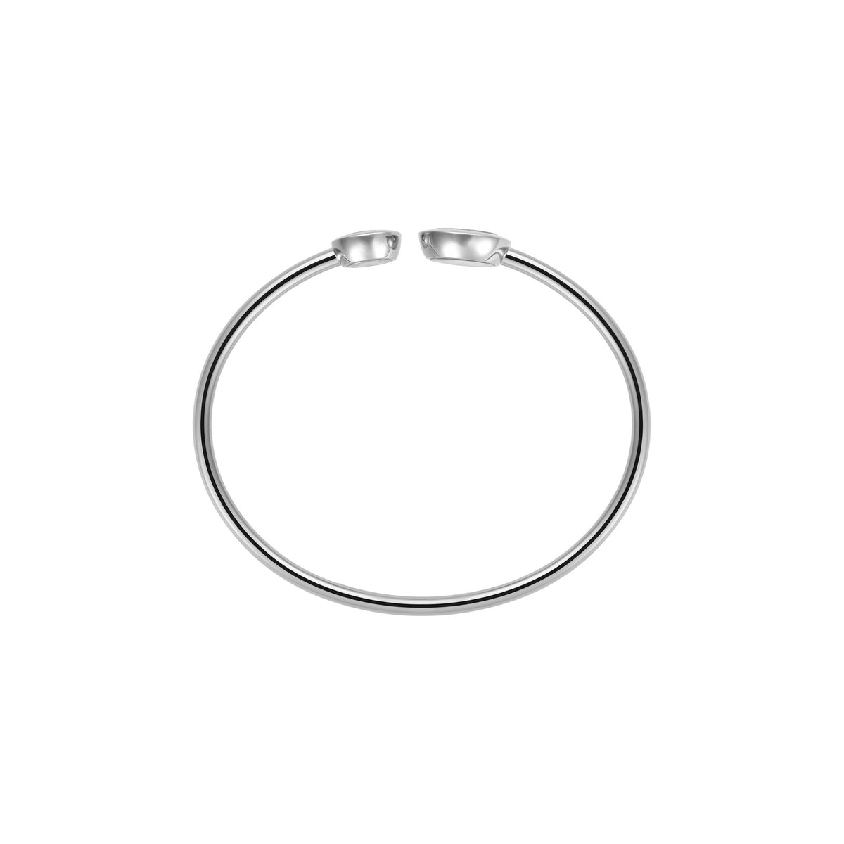 Chopard Happy Diamonds bangle in 18k ethical white gold view 3