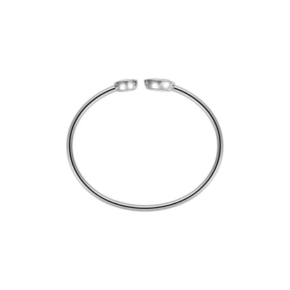 Chopard Happy Diamonds bangle in 18k ethical white gold view 3