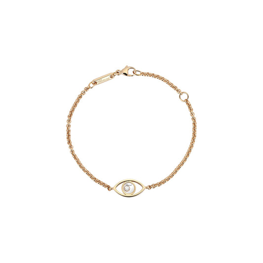 Chopard Happy Diamonds bracelet in 18k ethical rose gold with moving diamonds