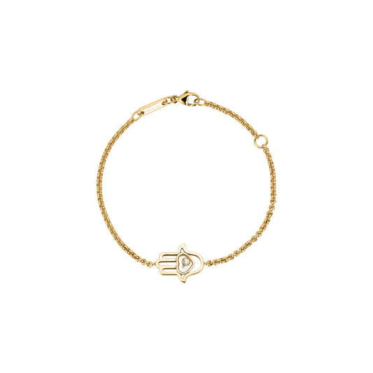 Chopard Happy Diamonds bracelet in 18k ethical rose gold with moving diamonds