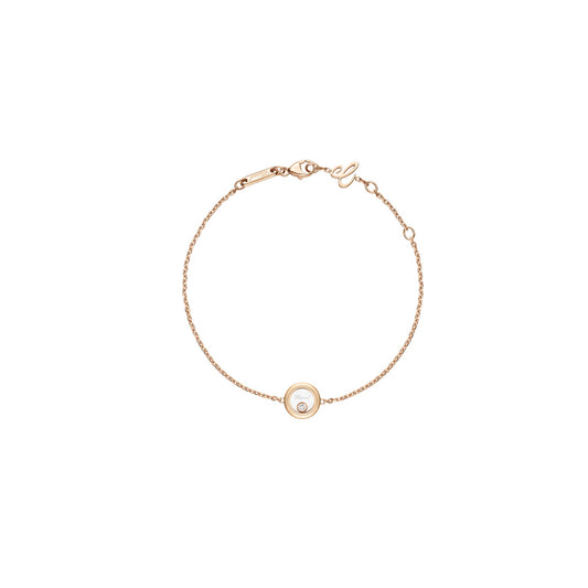 Chopard Happy Diamonds bracelet in 18k ethical rose gold with diamonds