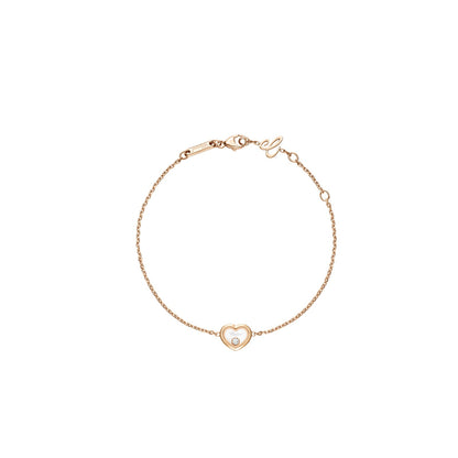 Chopard Happy Diamonds bracelet in 18k ethical rose gold with diamonds